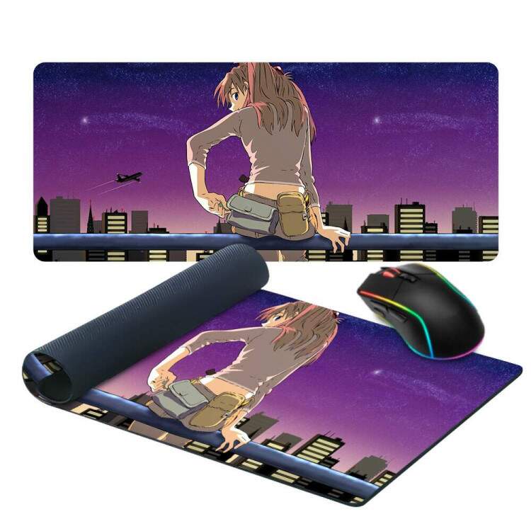 Mouse Pad Gigante 70x30cm Neon Genesis Evangelion Anime