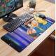 Mouse Pad Gigante 70x30cm Anime Pokemon Fundo Roxo