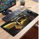 Mouse Pad Gigante 70x30cm Anime Pokemon Pikachu com Fone
