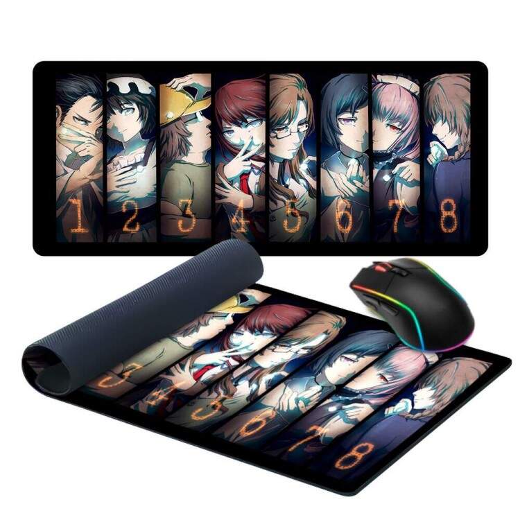 Mouse Pad Gigante 70x30cm Anime Steins Gate