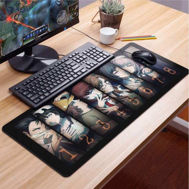 Mouse Pad Gigante 70x30cm Anime Steins Gate
