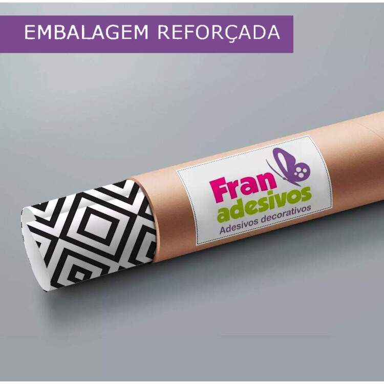 Papel de Parede Preto e Branco Formas de Quadrado