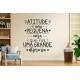 Adesivo de Parede Frase Motivacional Atitude Faz Uma Grande Diferen�a