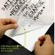 Adesivo de Parede Frase Motivacional Atitude Faz Uma Grande Diferen�a
