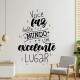 Adesivo de Parede Frase Rom�ntica Voc� Faz Desse Mundo Um Excelente Lugar