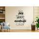 Adesivo de Parede Frase Rom�ntica Voc� Faz Desse Mundo Um Excelente Lugar