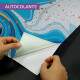Papel de Parede M�rmore Efeito Liqu�do Azul MP