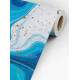 Papel de Parede M�rmore Efeito Liqu�do Azul MP