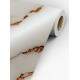 Papel de Parede M�rmore Branco com Detalhes Dourados Luxuosos MP