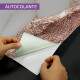 Papel de Parede M�rmore Branco com Detalhes Rose Gold Luxuosos 3D