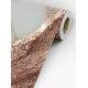 Papel de Parede M�rmore Branco com Detalhes Rose Gold Luxuosos 3D