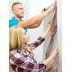 Papel de Parede M�rmore Branco com Detalhes Rose Gold Luxuosos 3D