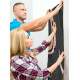 Papel de Parede M�rmore Efeito de Tinta Rose Gold com Cinza MP