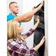 Papel de Parede M�rmore Preto com Dourado 3D