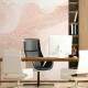 Papel de Parede M�rmore com Tons de Rosa MP