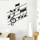 Adesivo de Parede Notas Musicais 02