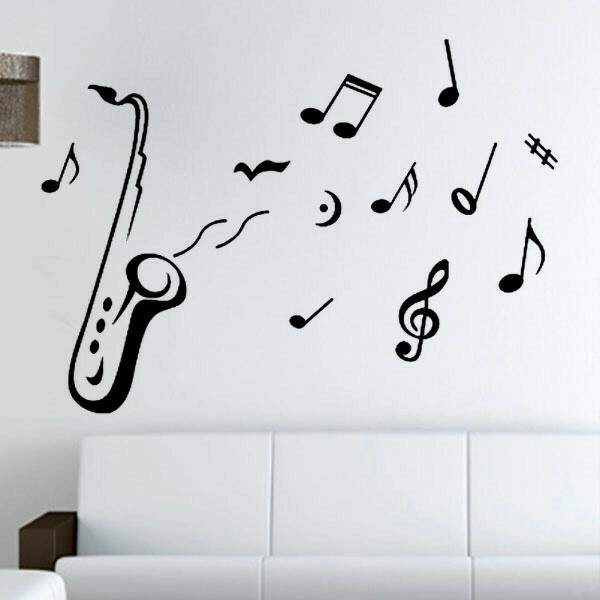 Adesivo de Parede Saxofone 2