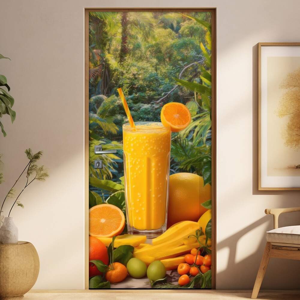 Adesivo Para Porta Copo de Suco na Natureza