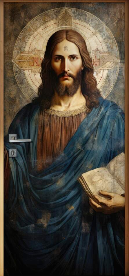 Adesivo Para Porta Jesus Cristo Salvador