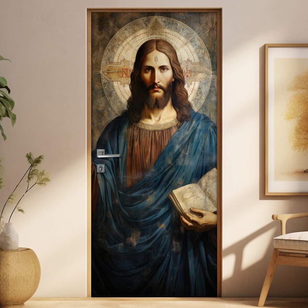 Adesivo Para Porta Jesus Cristo Salvador