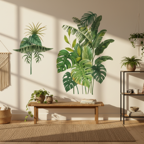 Adesivo de Parede Floral Plantas