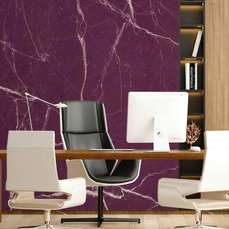 Papel de Parede IMPresso Textura Mrmore Marsala MP