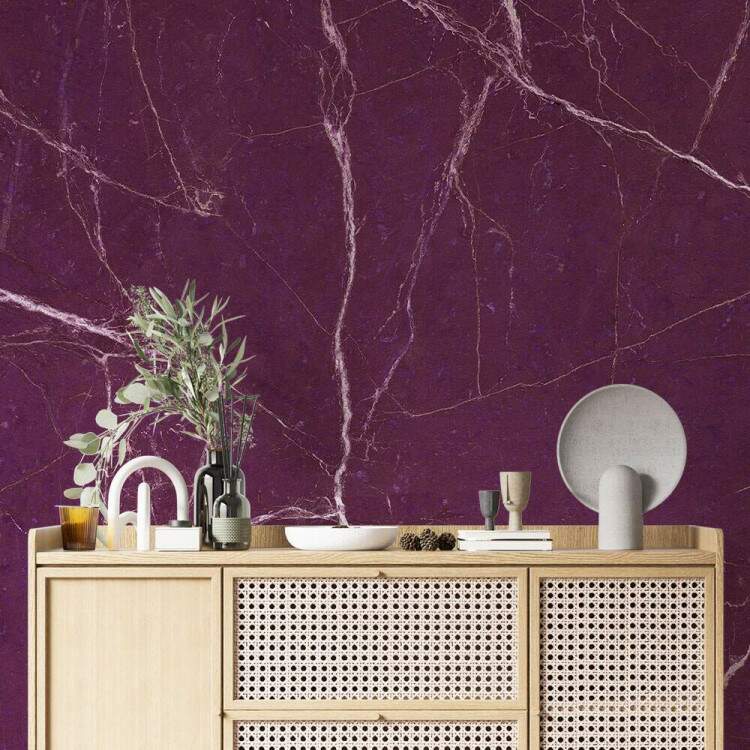 Papel de Parede IMPresso Textura Mrmore Marsala MP