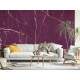 Papel de Parede I3Dress�o Textura M�rmore Marsala 3D