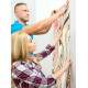 Papel de Parede IMPress�o Textura M�rmore Rosa e Marrom MP