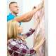 Papel de Parede IMPress�o Textura M�rmore Branco e Lil�s MP