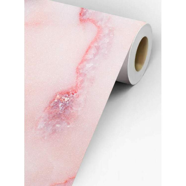 Papel de Parede IMPresso Textura Mrmore Rosa Beb MP