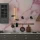 Papel de Parede I3Dress�o Textura M�rmore Rosa Beb� 3D