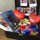 Kit Caixa com luzes e Placa e Cora��o e Mini Fotos Personalizado