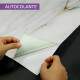 Papel de Parede IMPress�o Textura M�rmore Branco e Dourado com Detalhe Preto MP
