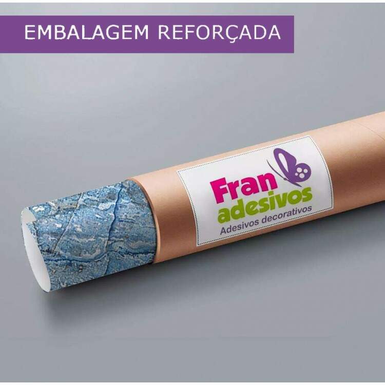 Papel de Parede IMPresso Textura Mrmore Tons de Azul MP