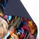 Mouse Pad 70x30cm Animais Gato Colorido Estilo Abstrato