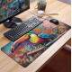Mouse Pad 70x30cm Animais Graffite de P�ssaro em Muro