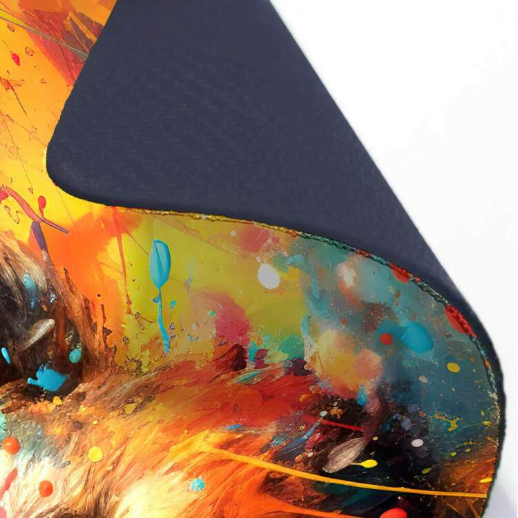 Mouse Pad 70x30cm Animais Ursinho Colorido