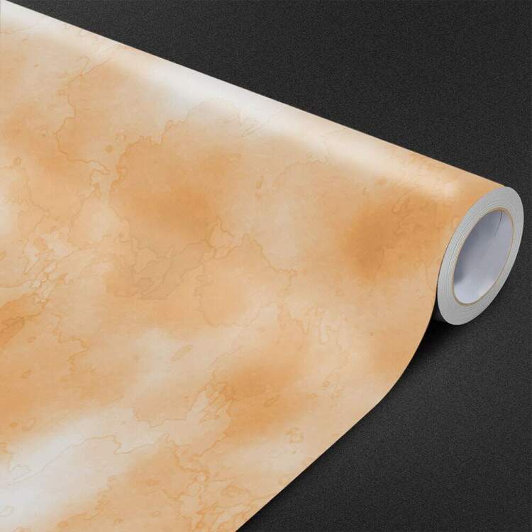 Papel de Parede Estilo Aquarela Laranja MP