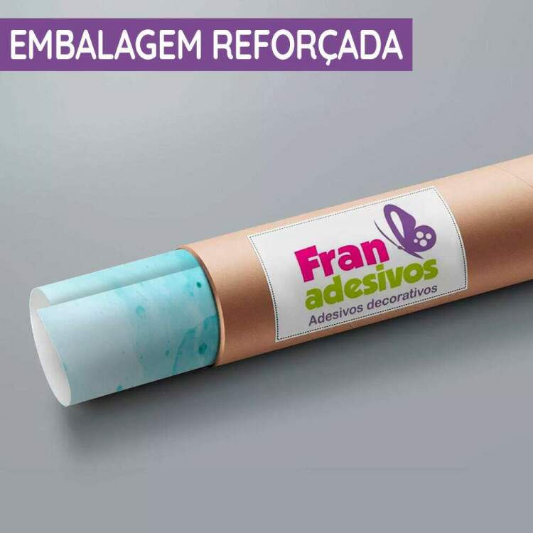 Papel de Parede Estilo Aquarela Verde-gua Intenso MP