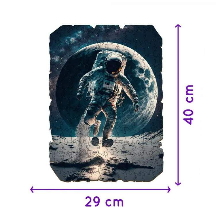 Quebra Cabea Espacial Astronauta na Lua