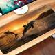 Mouse Pad 70x30cm Dan�a dos Golfinhos