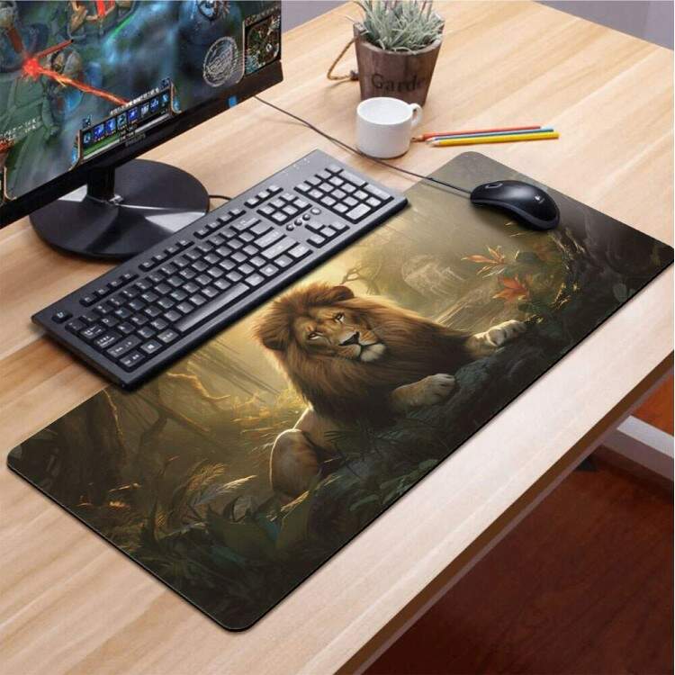 Mouse Pad 70x30cm Leo em Selva