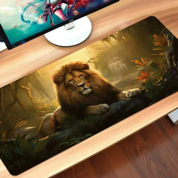 Mouse Pad 70x30cm Leo em Selva