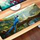 Mouse Pad 70x30cm Papagaio em Galho