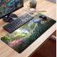 Mouse Pad 70x30cm Pav�o em Paisagem
