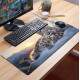 Mouse Pad 70x30cm Leopardo no Gelo