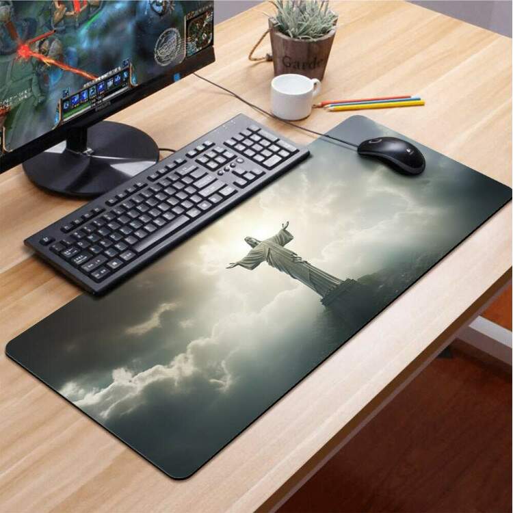 Mouse Pad 70x30cm Cristo Redentor