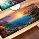 Mouse Pad 70x30cm Mar de Coral com Peixes