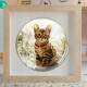Quebra Cabe�a Kids Filhote de Gato Amarelo Bengal Kitten